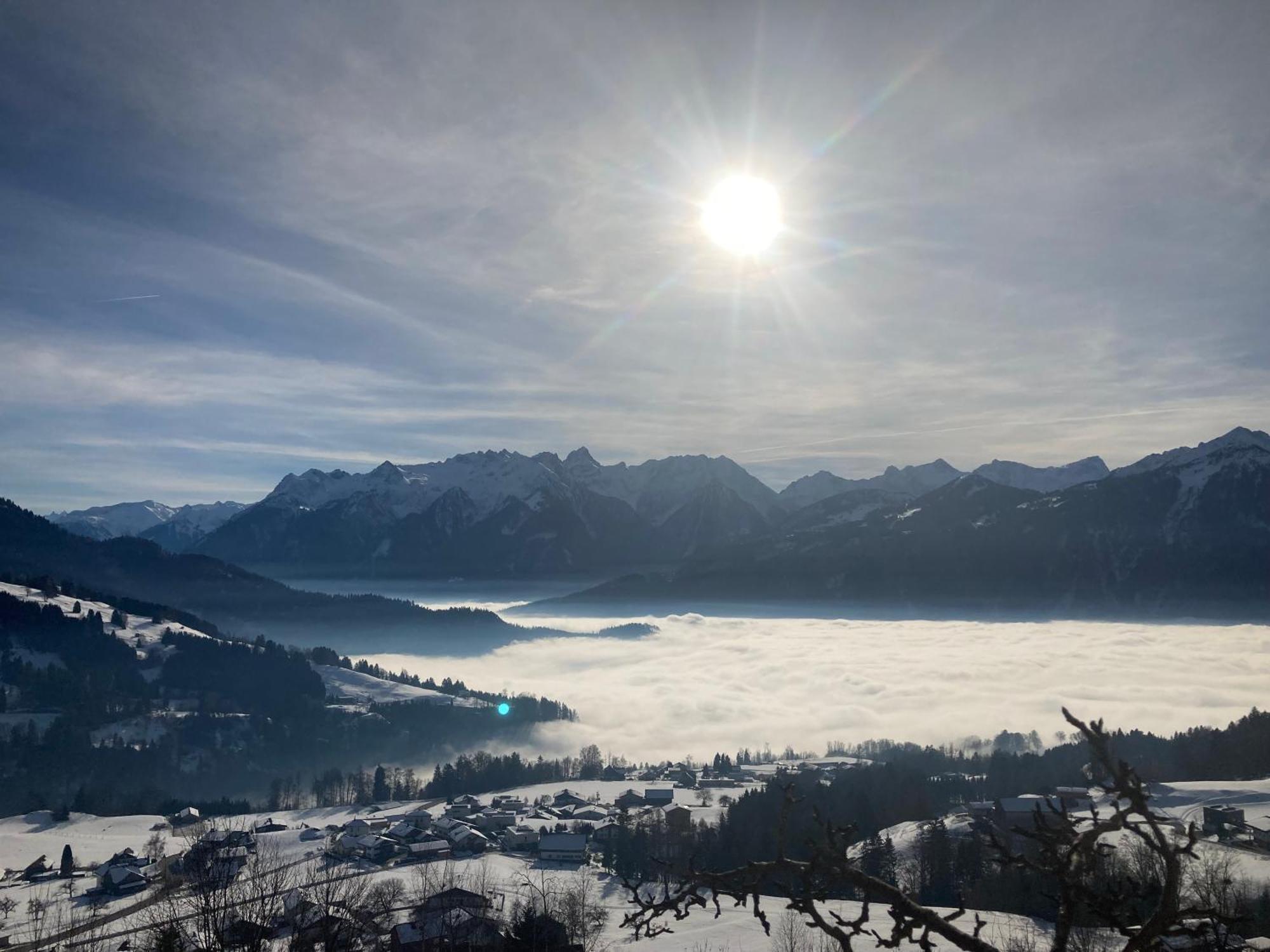 Sport- Und Seminarhaus Walsertal Thuringerberg Exteriör bild